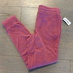 Old navy girls burgundy joggers sz 10/12 new with tags